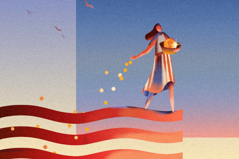 Illustration by Olga Aleksandrova for Noema Magazine.