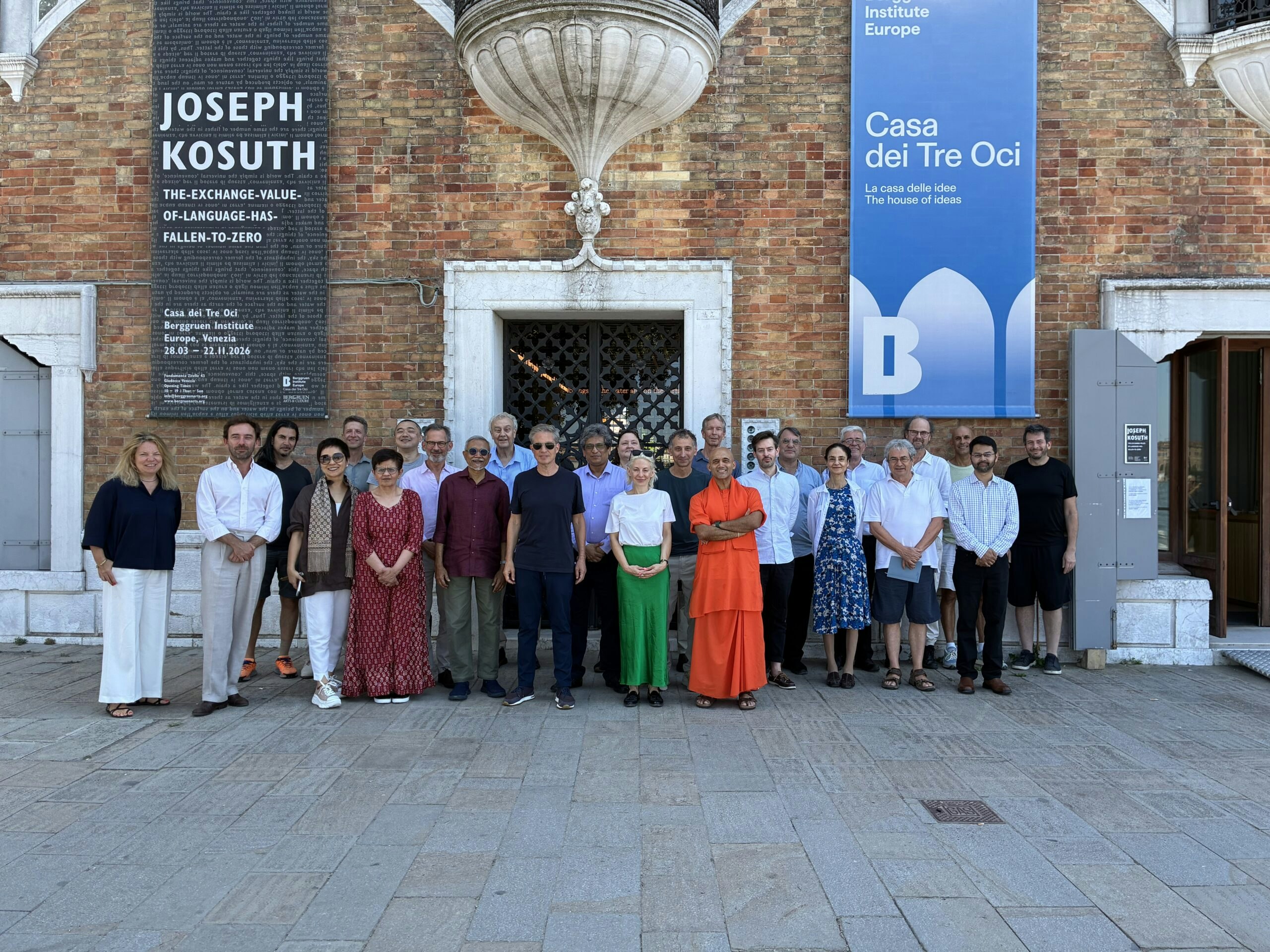 Image of the Consciousness Workshop at Casa dei Tre Oci in Venice, Italy on Aug. 4, 2026. (Courtesy of Berggruen Institute.)